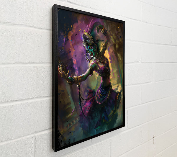 Purple Veiled Dancer