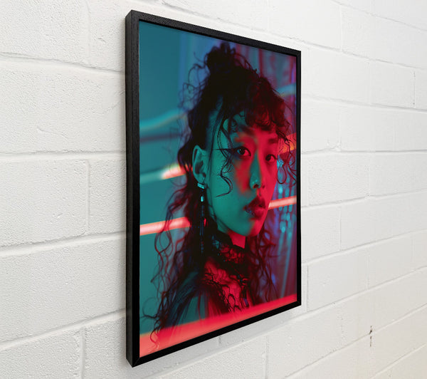 Red Neon Gaze