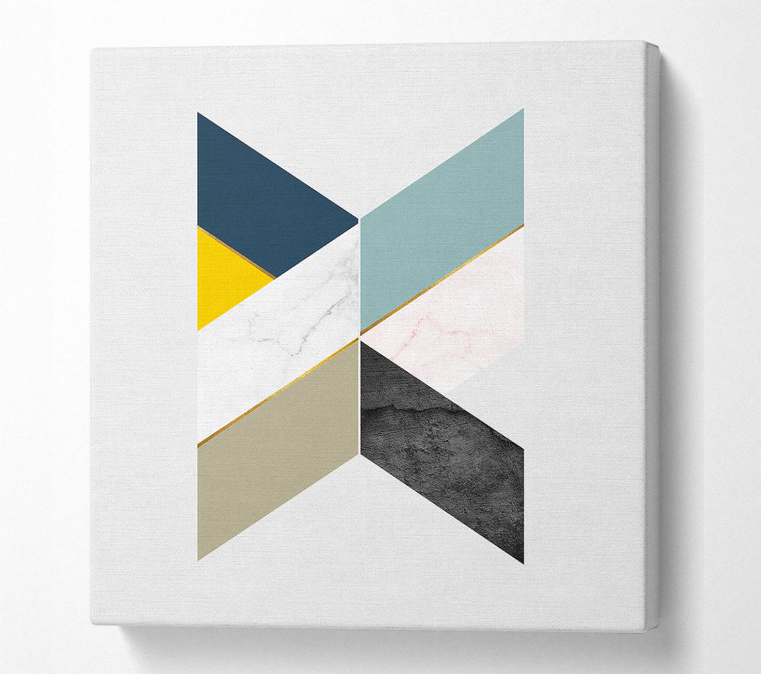  A Canvas Print of Abstract Diamonds Canvas Wall Art