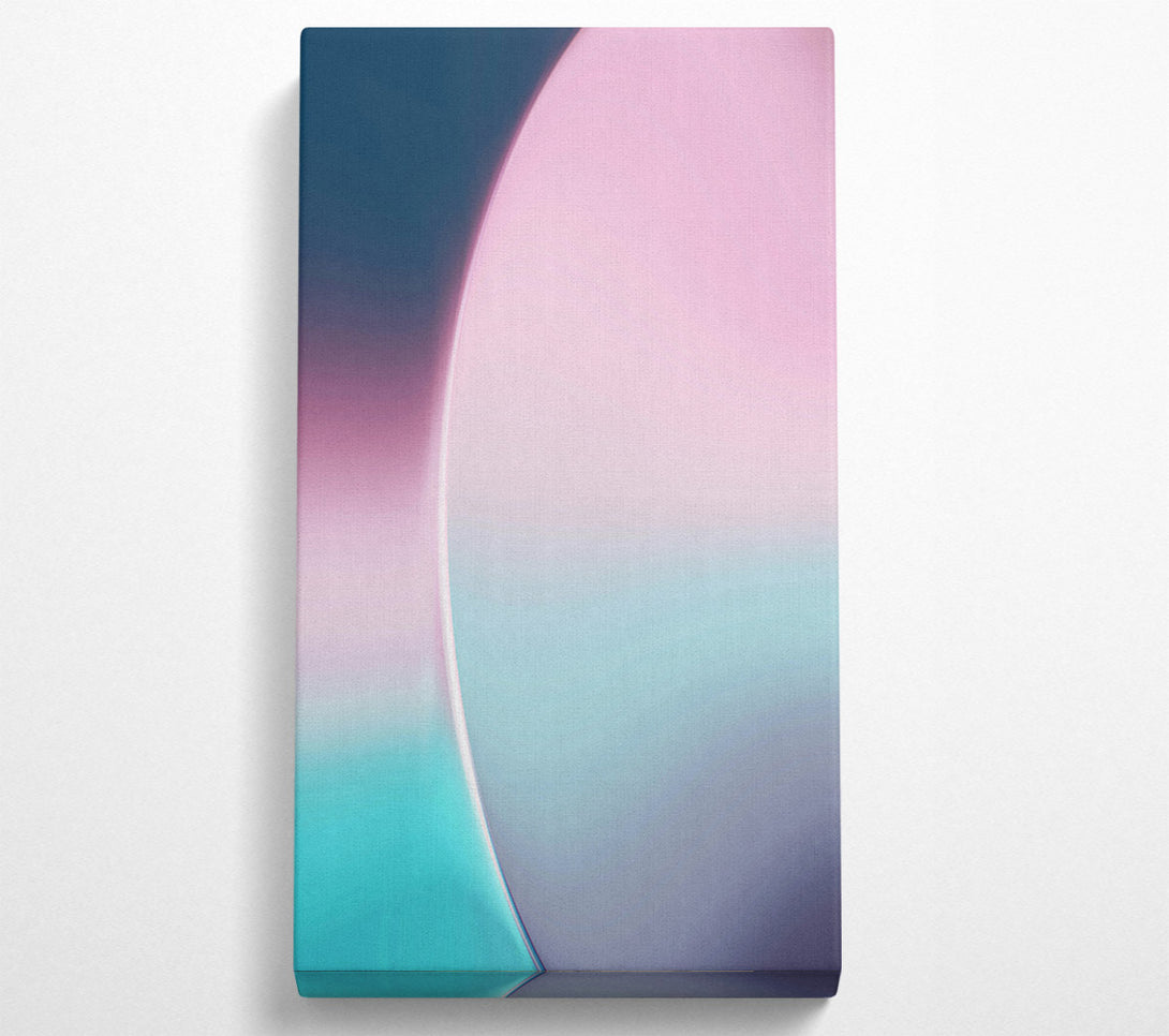  A Canvas Print of Pink And Blue Gradient Canvas Wall Art