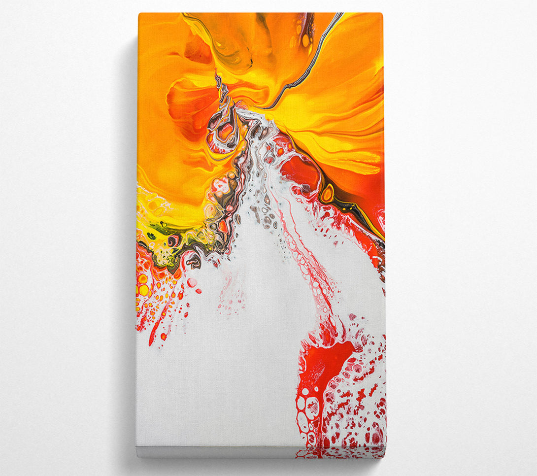  A Canvas Print of Orange Liquid Dreamscape Canvas Print