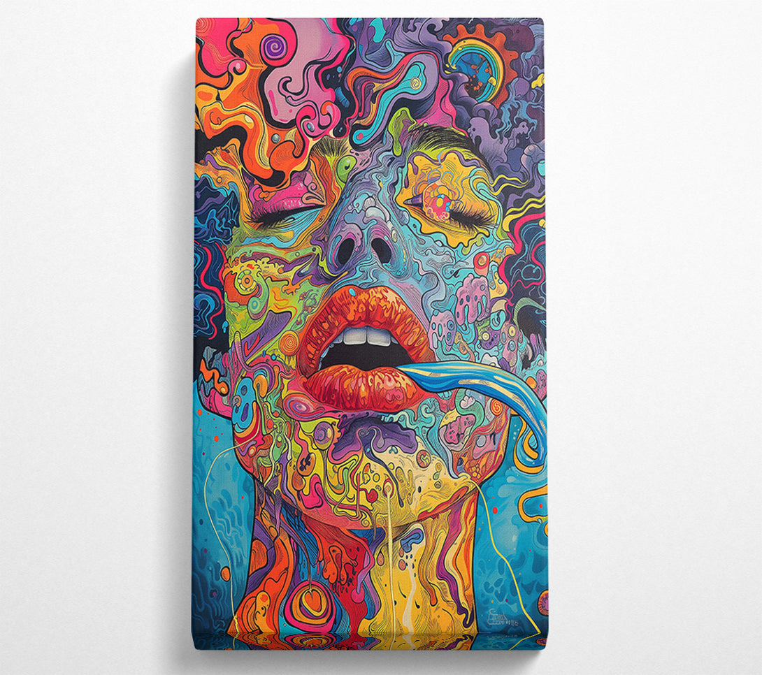  A Canvas Print of Blue And Orange Dream Canvas Wall Art
