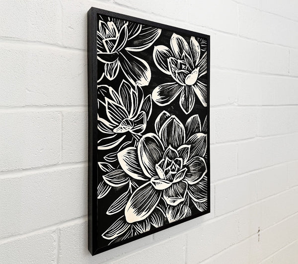 Black And White Blooms