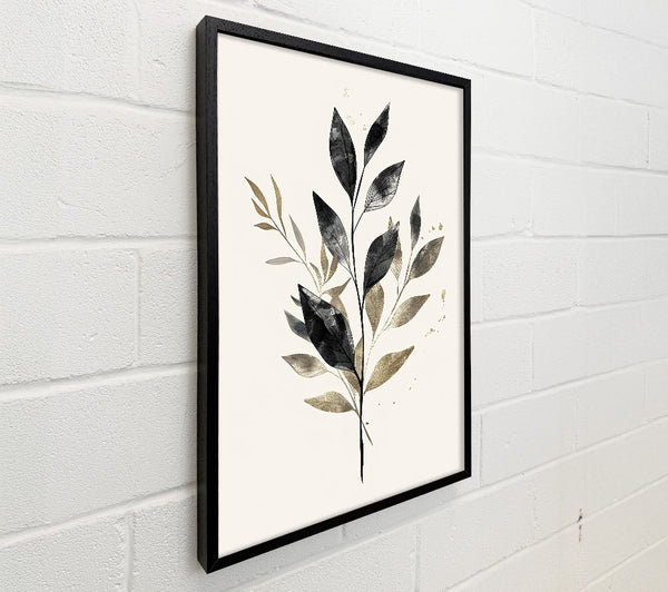 Black & Gold Sprig