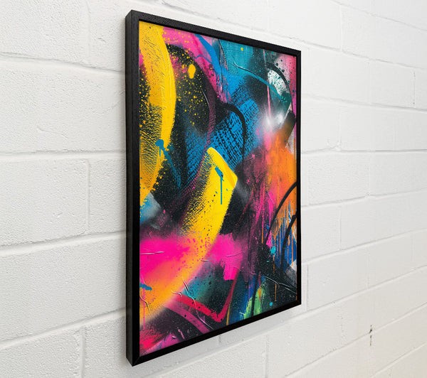 Abstract Graffiti Spray