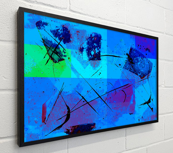 Azure Abstract Splatter