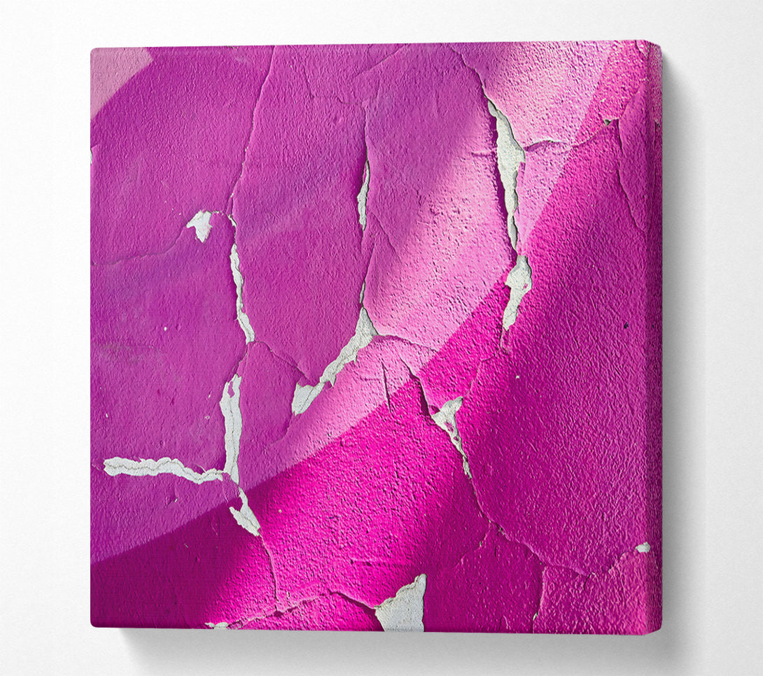  A Canvas Print of Faded Pink Wall Canvas Print