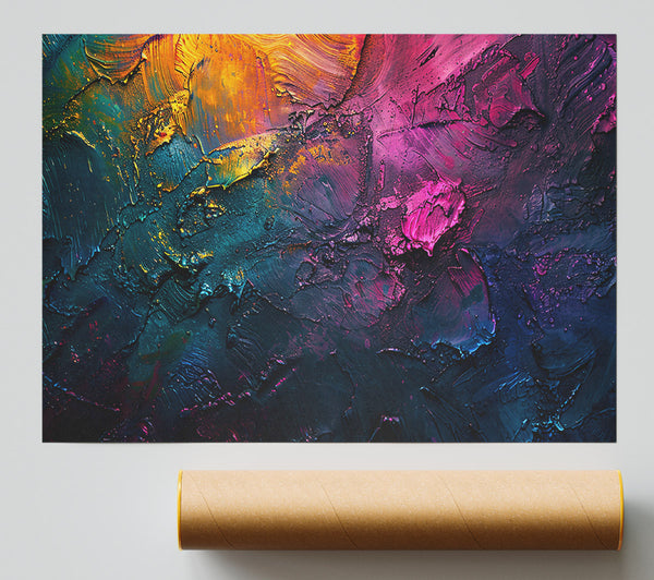 Deep Teal Dreamscape Print