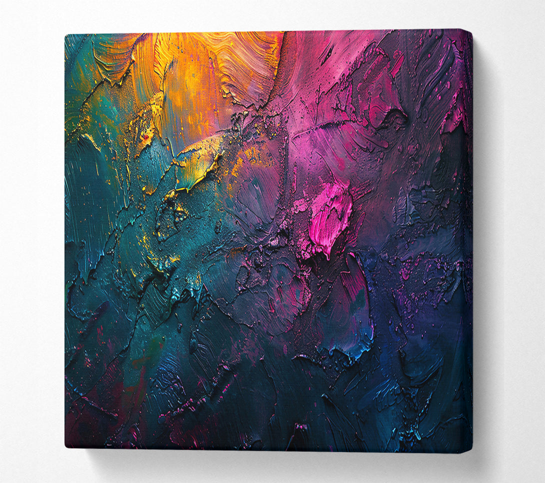  A Canvas Print of Deep Teal Dreamscape Canvas Wall Art