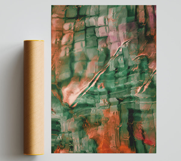 Emerald And Rust Dreams Giclee Print
