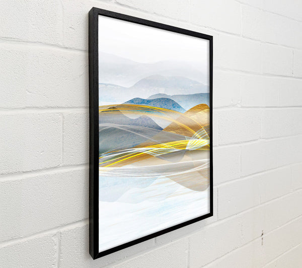 Abstract Line Mountains