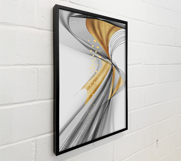 Abstract Lines And Gold