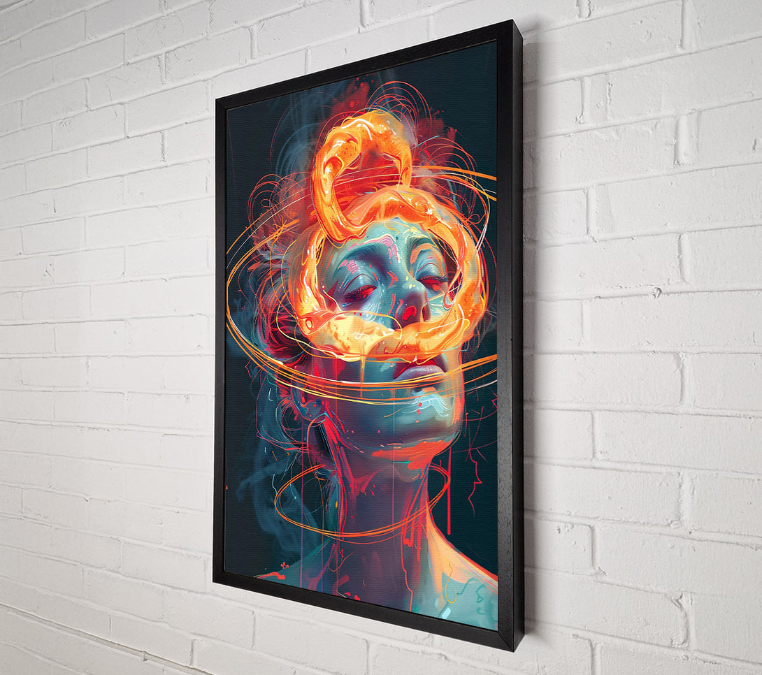  A Canvas Print of Orange Dream Within Canvas Wall Art