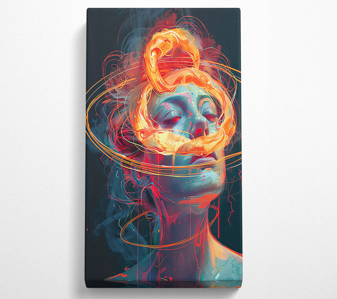  A Canvas Print of Orange Dream Within Canvas Wall Art