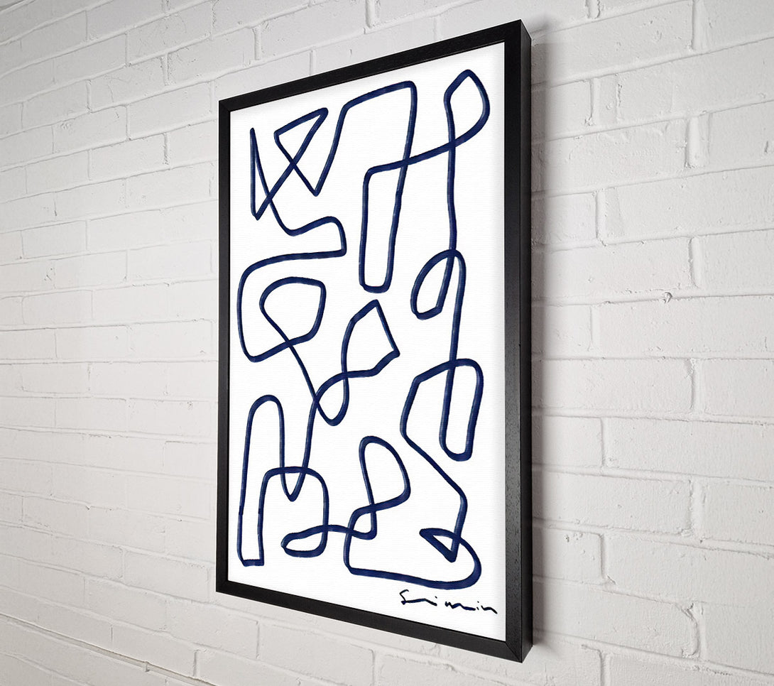  A Canvas Print of Abstract Lines Canvas Print