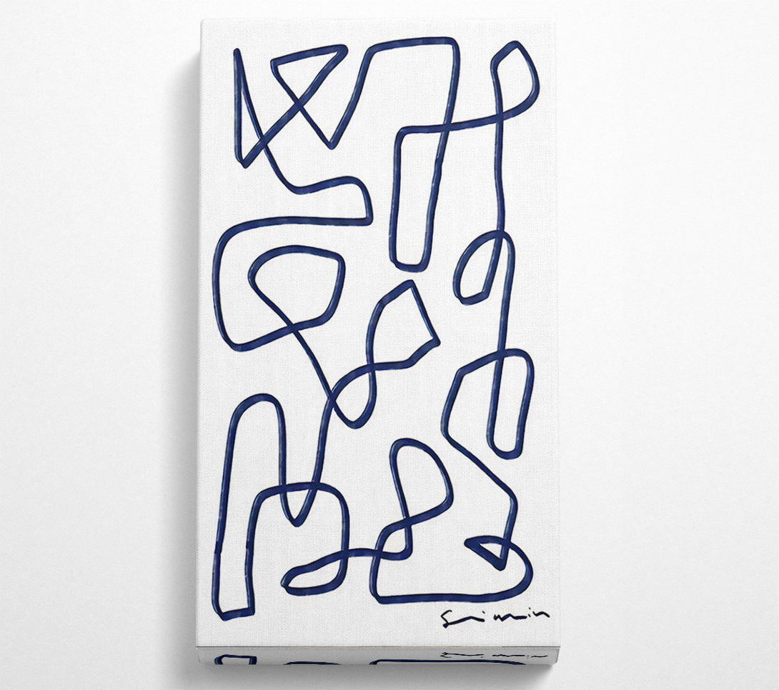  A Canvas Print of Abstract Lines Canvas Print