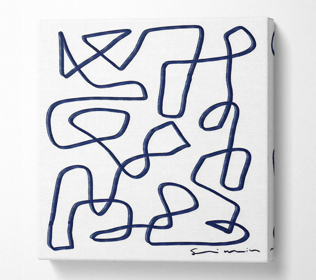  A Canvas Print of Abstract Lines Canvas Print