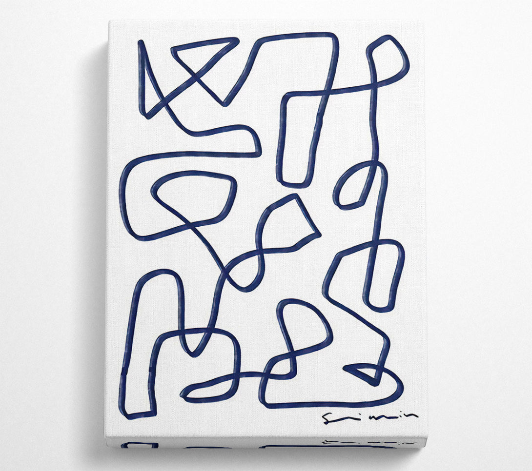  A Canvas Print of Abstract Lines Canvas Print