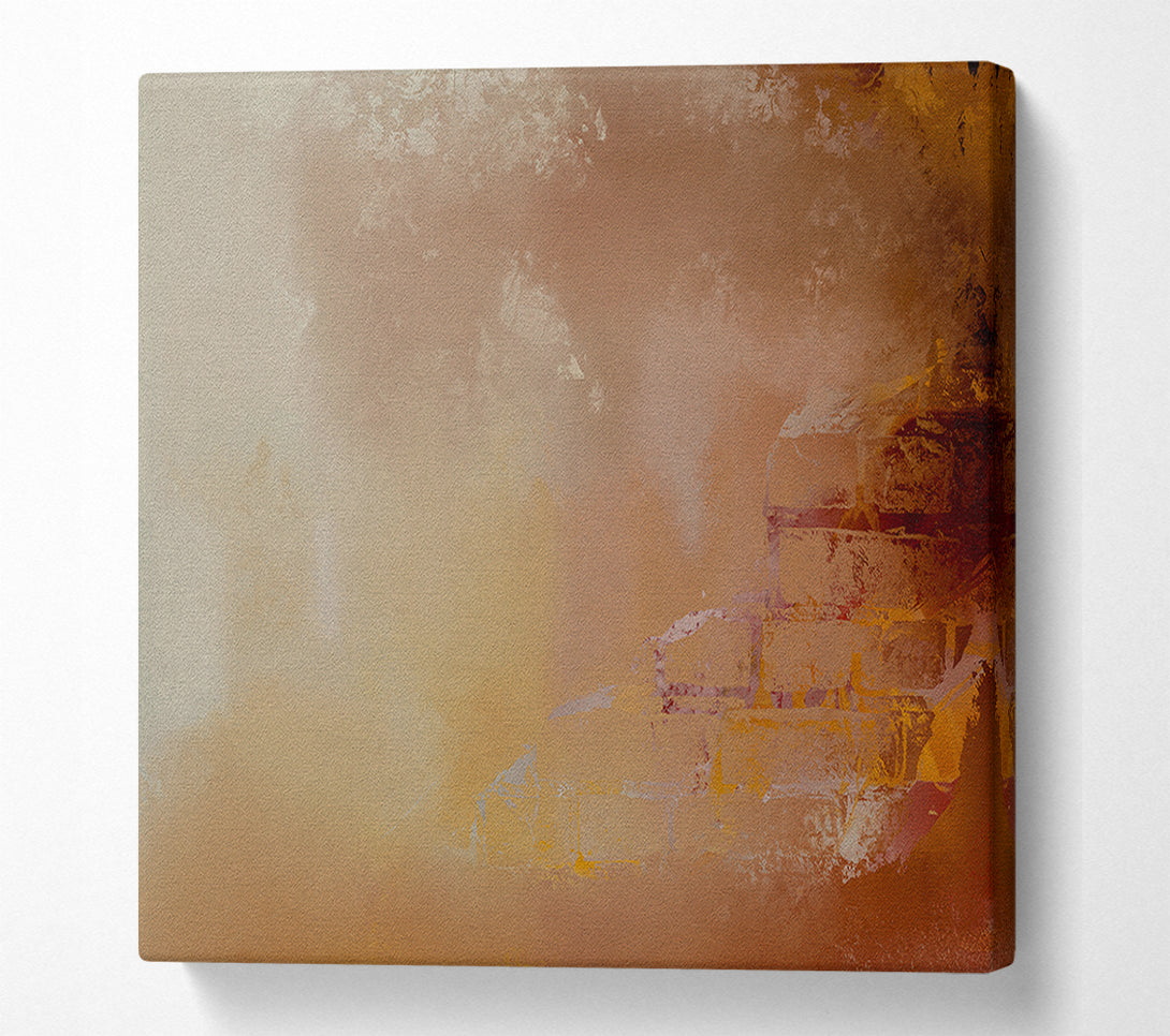  A Canvas Print of Golden Brown Hues Canvas Art