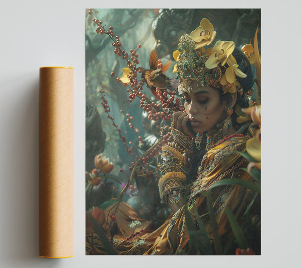 Golden Forest Dreams Giclee Print