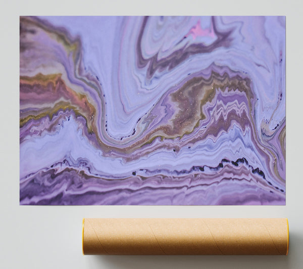 Lilac Swirling Dreams Print