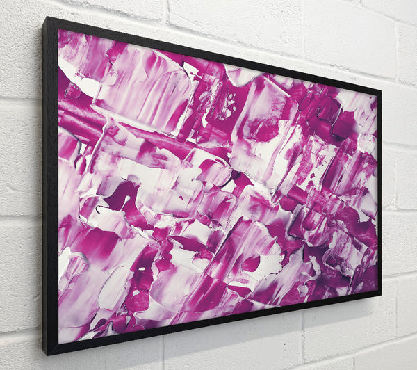 Fuchsia Abstract Strokes