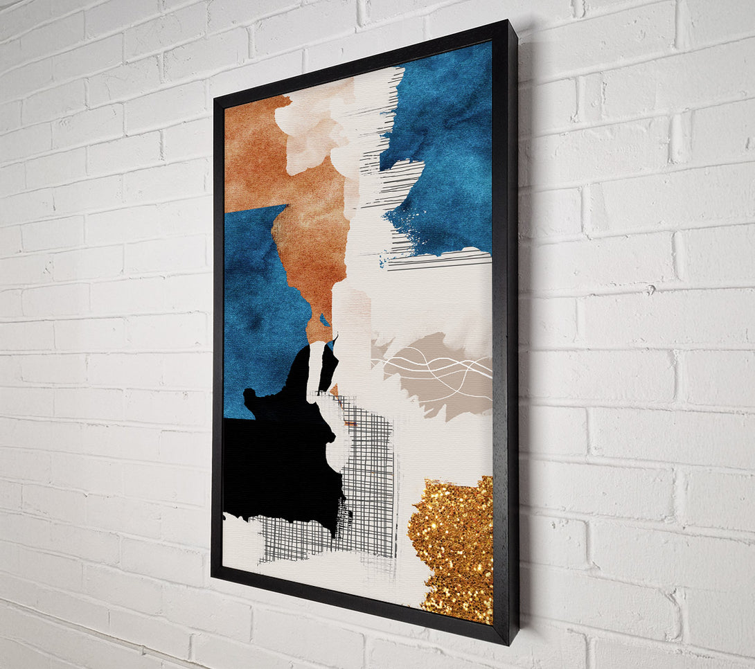  A Canvas Print of Abstract Patchwork Canvas Print