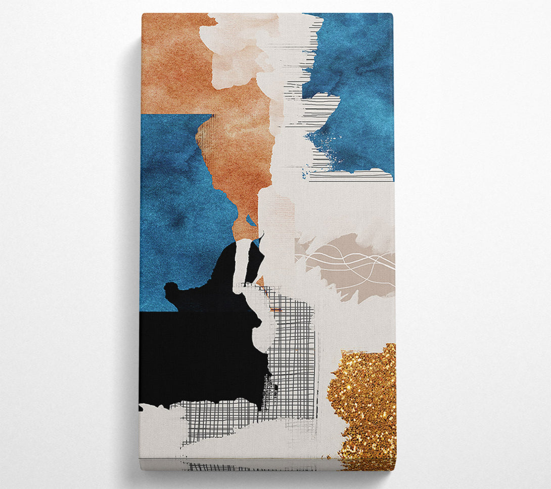  A Canvas Print of Abstract Patchwork Canvas Print