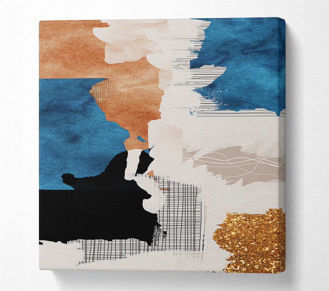  A Canvas Print of Abstract Patchwork Canvas Print