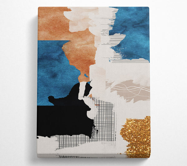  A Canvas Print of Abstract Patchwork Canvas Print
