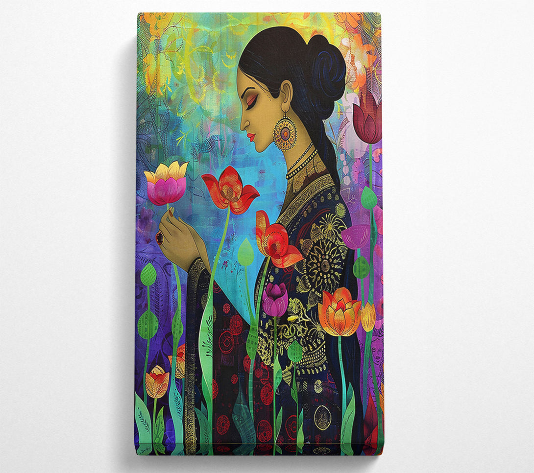  A Canvas Print of Orange Lotus Dreams Canvas Art