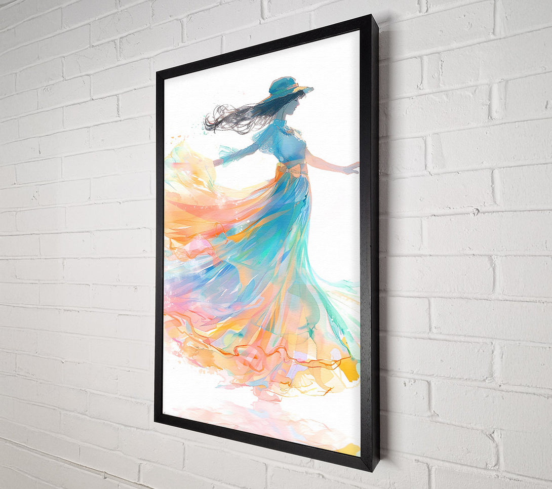  A Canvas Print of Azure Dream Flight Canvas Art