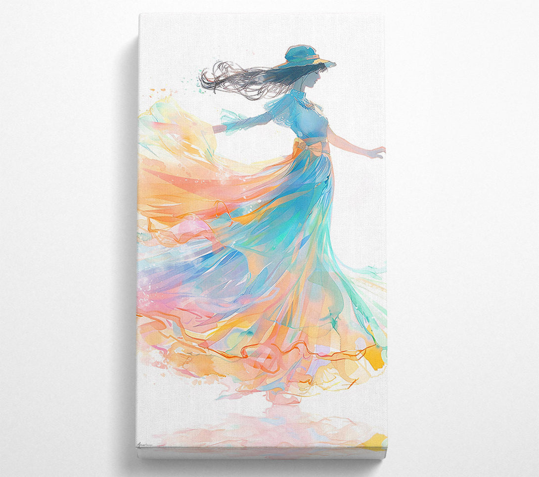  A Canvas Print of Azure Dream Flight Canvas Art