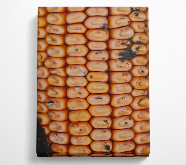  A Canvas Print of Golden Corn Kernels Canvas Print
