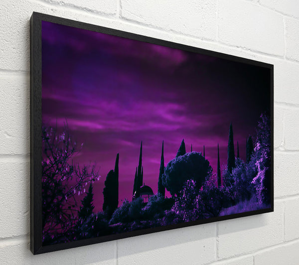 Purple Twilight Sky