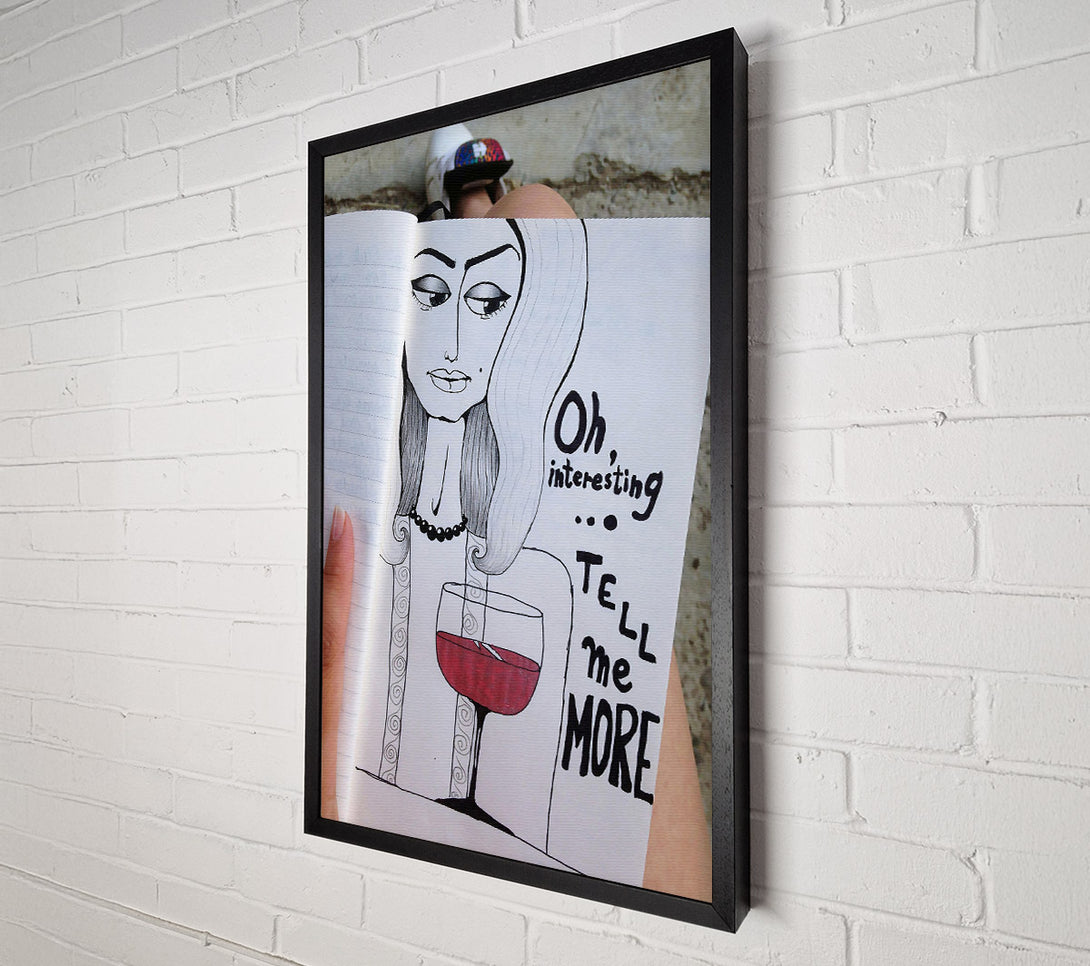  A Canvas Print of Crimson Wine Story Canvas Art