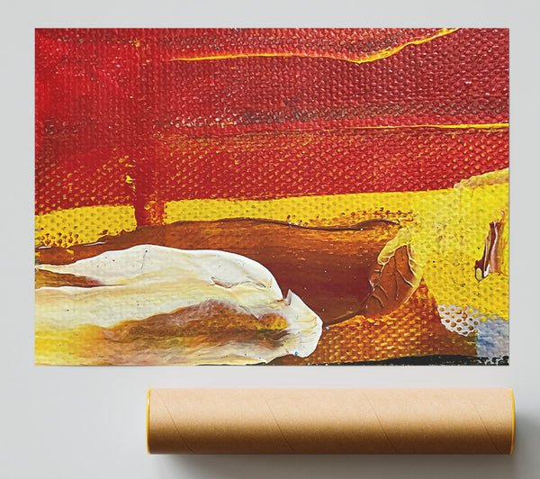 Red And Yellow Sunset Print