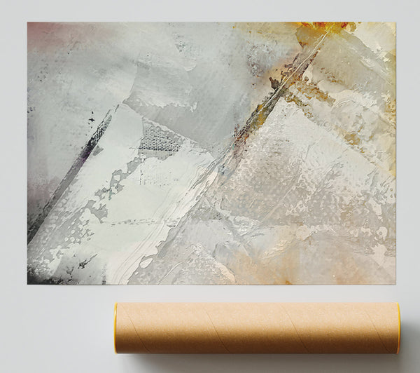 Silver And Gold Swirls Print