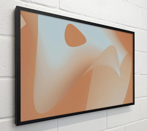 Peach Abstract Flow