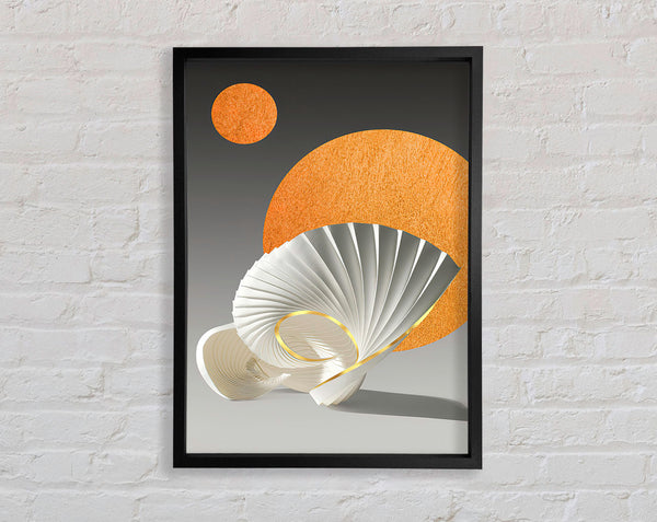 Abstract Shapes Framed Print