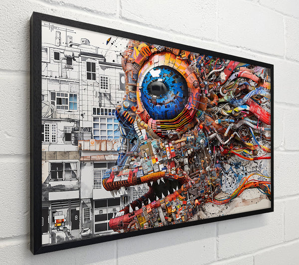 Orange Cyber Eye