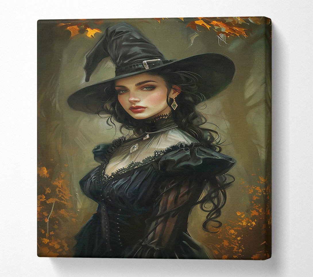  A Canvas Print of Black Velvet Witchcraft Canvas Print