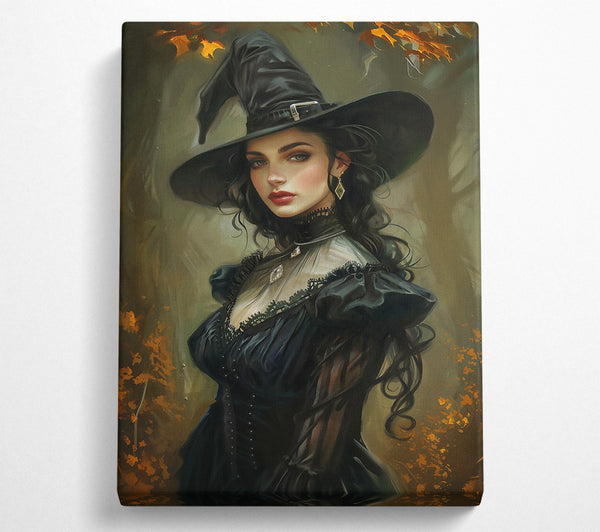  A Canvas Print of Black Velvet Witchcraft Canvas Print