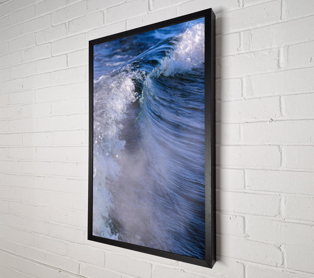  A Canvas Print of Blue Ocean Foam Canvas Wall Art