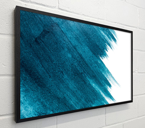 Teal Brushstrokes