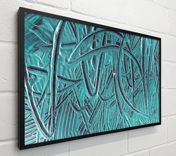 Teal Abstract Texture
