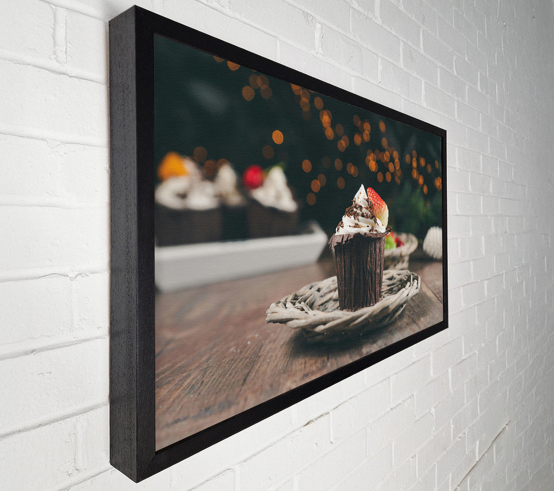  A Canvas Print of Chocolate Swirl Delight Canvas Print