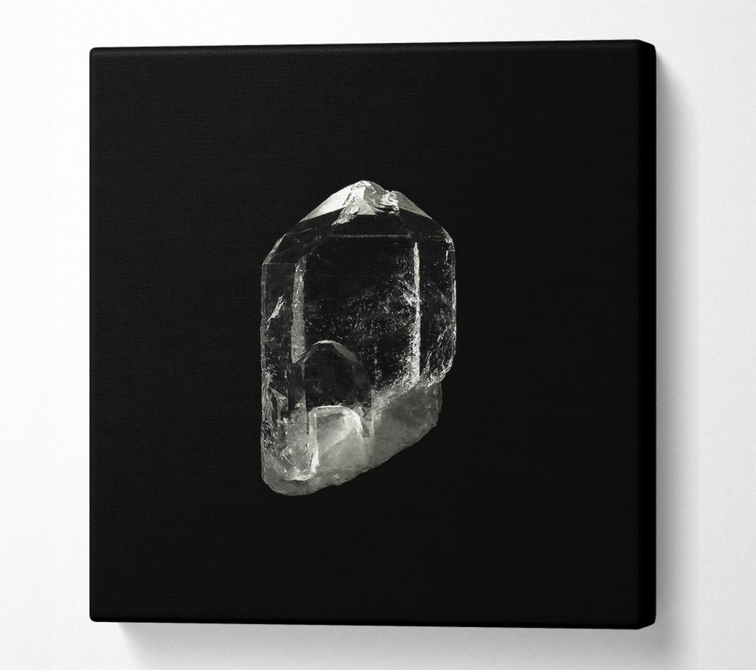  A Canvas Print of Clear Quartz Crystal Canvas Wall Art