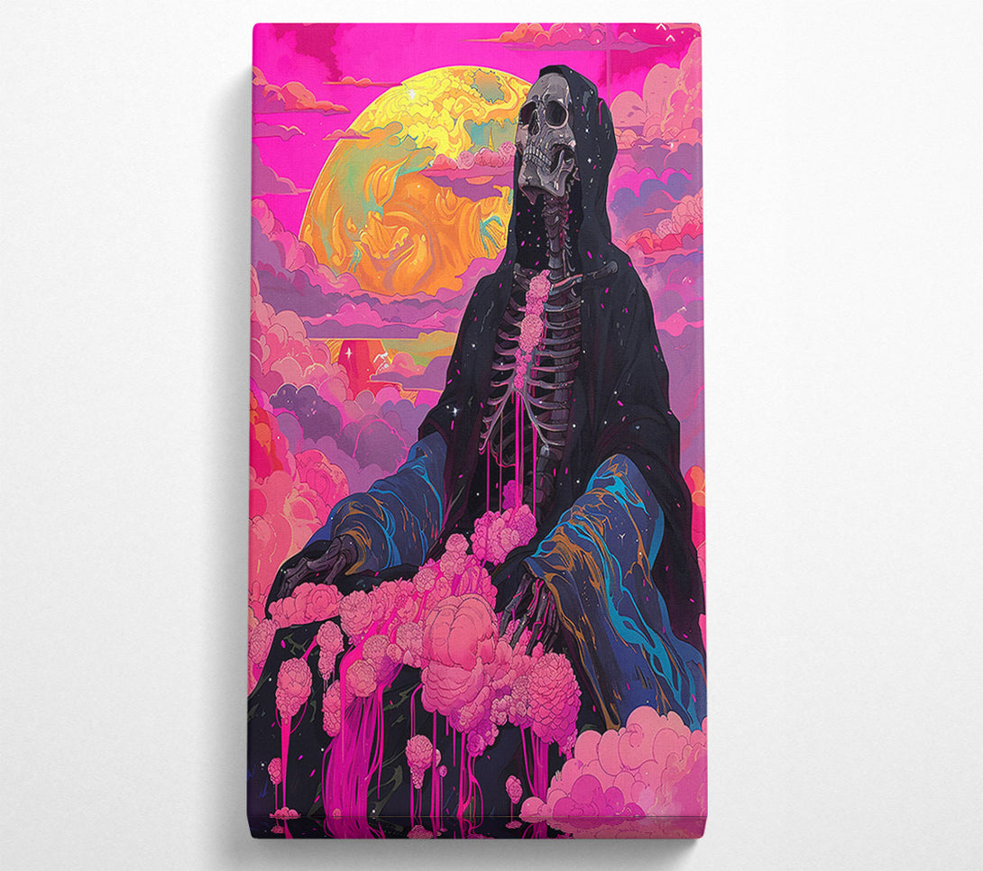 A Canvas Print of Pink Death In Heaven Canvas Wall Art