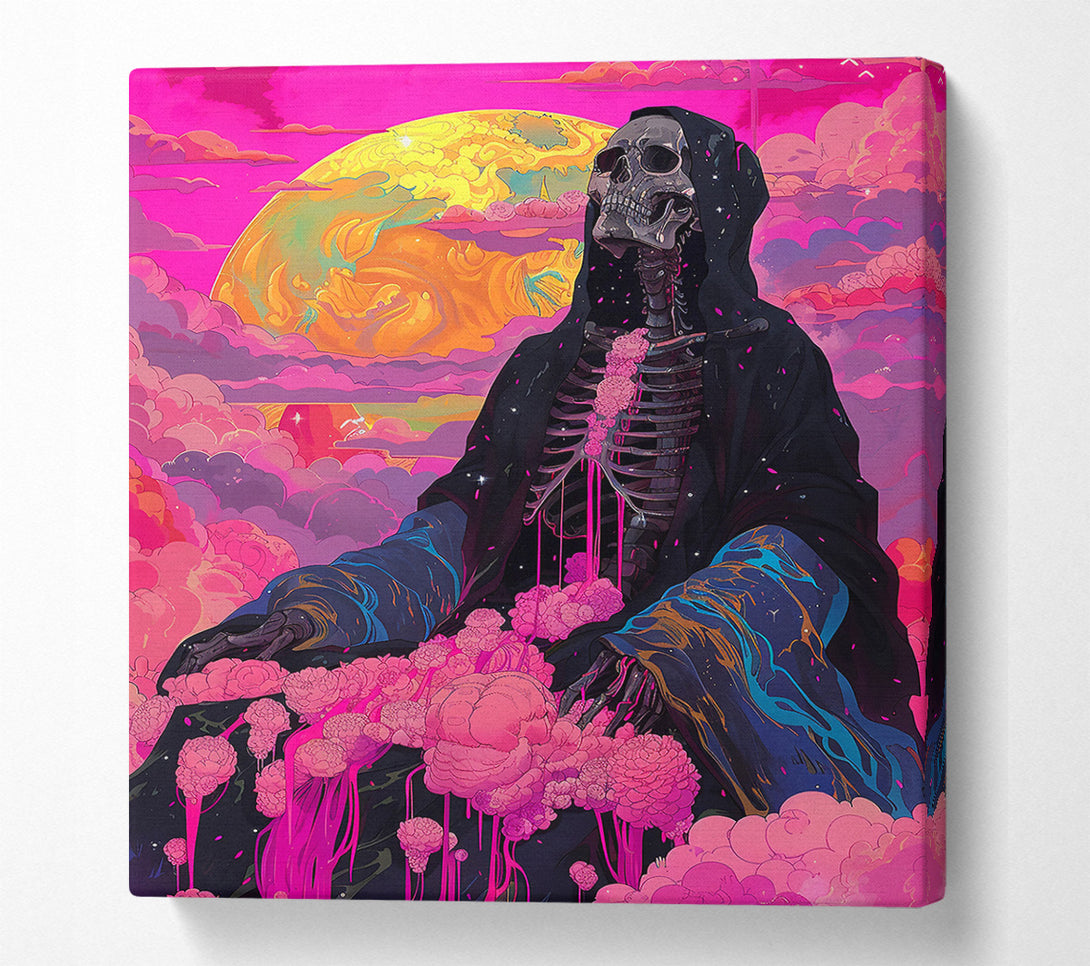  A Canvas Print of Pink Death In Heaven Canvas Wall Art